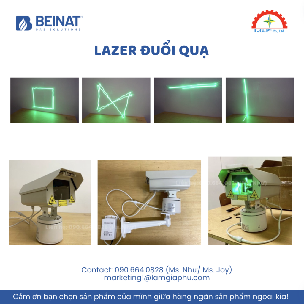 Lazer đuổi quạ 
