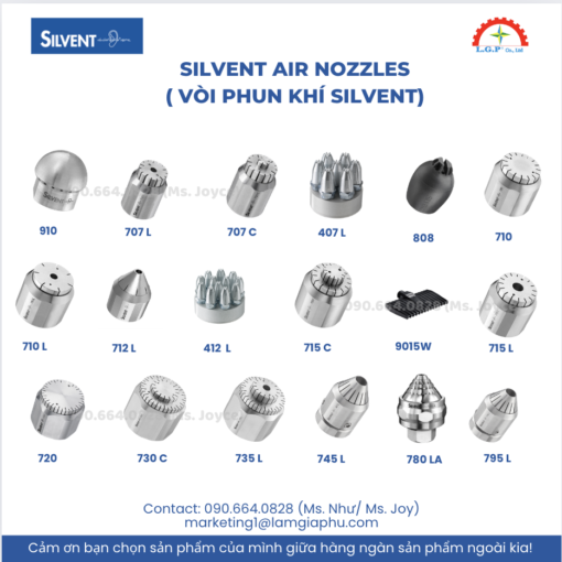 Air Nozzles Silvent