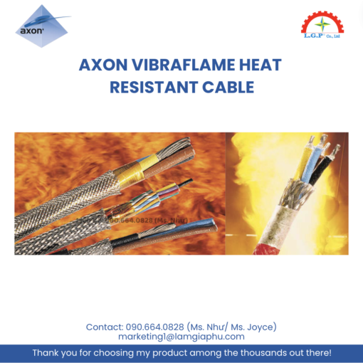 Axon Vibraflame heat resistant cable
