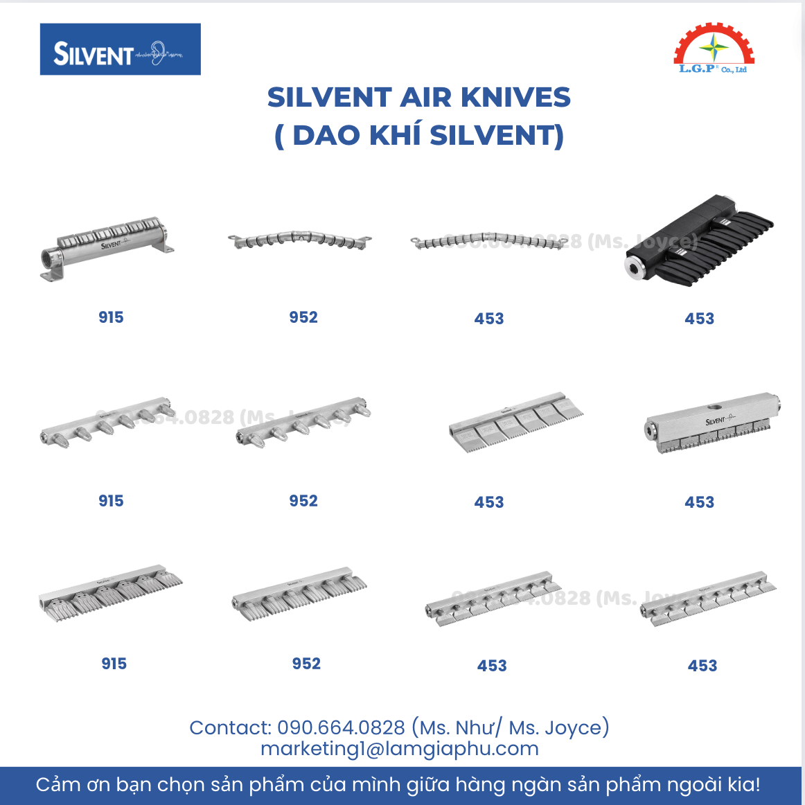 SILVENT AIR KNIVES