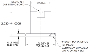 Thông số kỹ thuật Khóa xi lanh mini PD375F