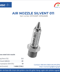 Air nozzle silvent 011