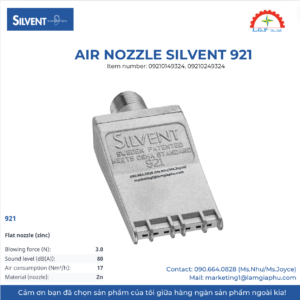 Đầu phun khí silvent 921
