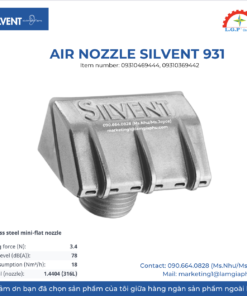 Air nozzle silvent 931