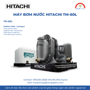 MÁY BƠM NƯỚC HITACHI TM-60L