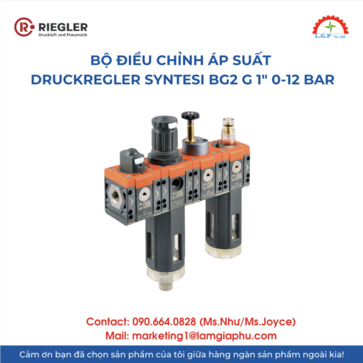 Bộ điều chỉnh áp suất Druckregler Syntesi BG2 G 1" 0-12 bar