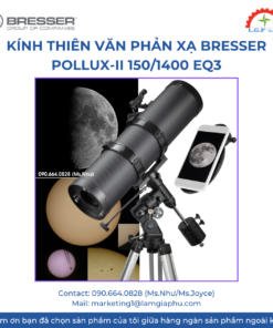 Kính thiên văn phản xạ BRESSER Pollux-II 150:1400 EQ3..