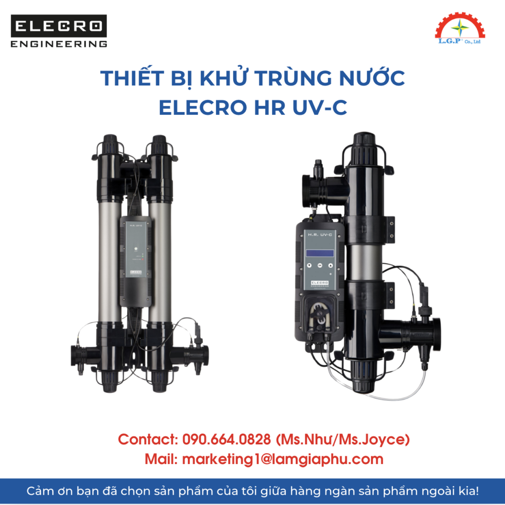 Thiết bị khử trùng nước Elecro HR UV-C
