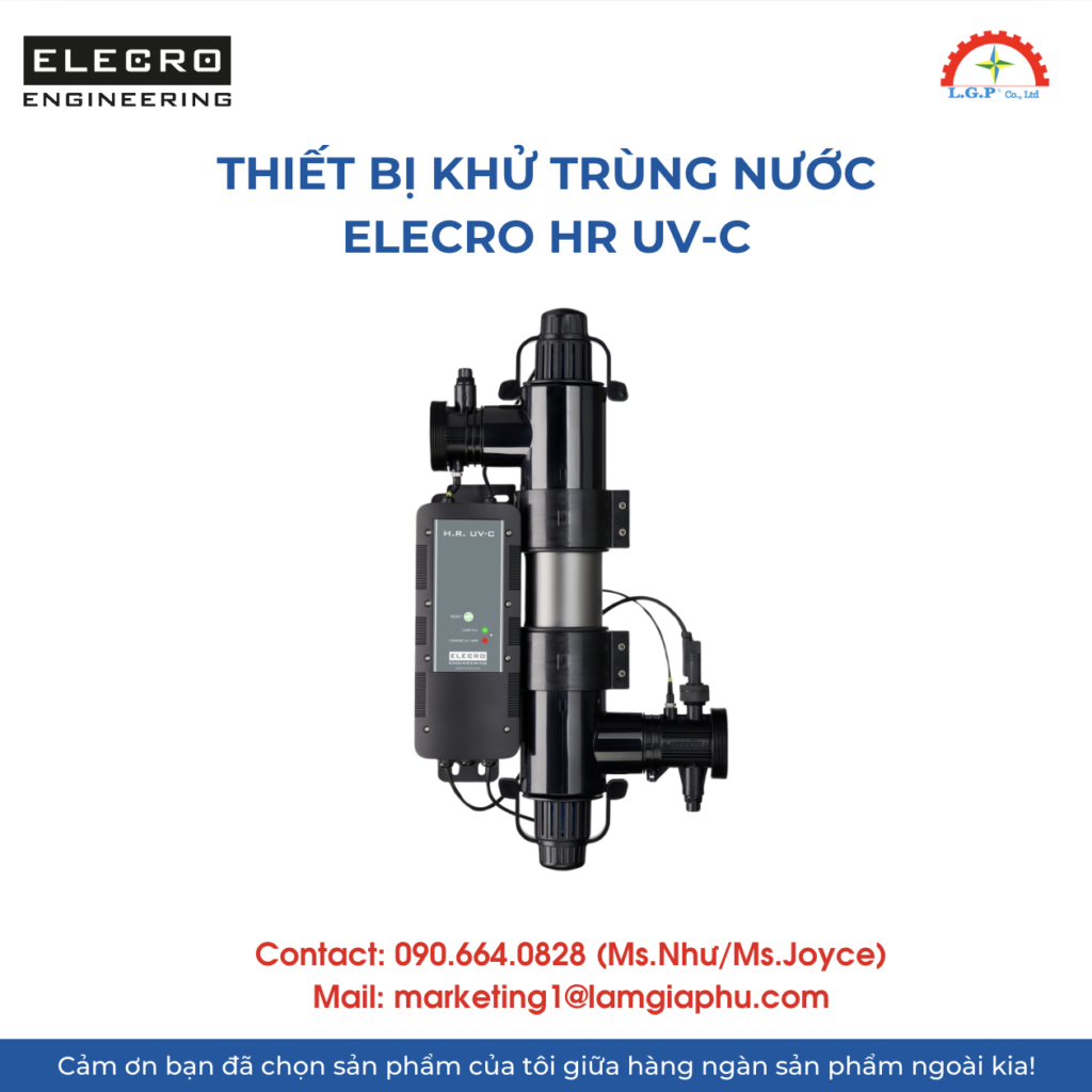 Thiết bị khử trùng nước Elecro HR UV-C
