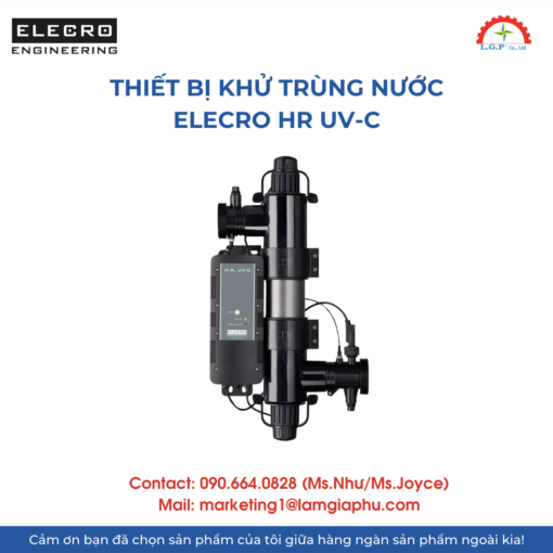 Thiết bị khử trùng nước Elecro HR UV-C