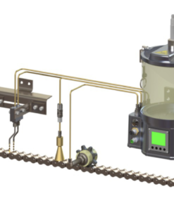 Ứng dụng hệ thống bôi trơn xích GMC-A 