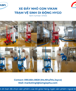 Xe đẩy vệ sinh nhỏ gọn - Trạm vệ sinh di động HyGo,