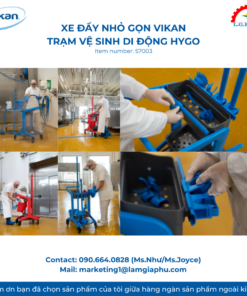 Xe đẩy vệ sinh nhỏ gọn - Trạm vệ sinh di động HyGo,