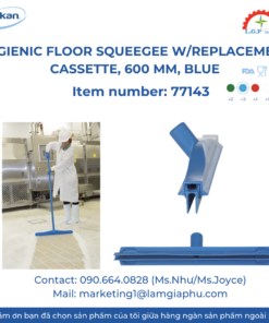 Gạt nước Vikan 77143, 600 mm, Blue.