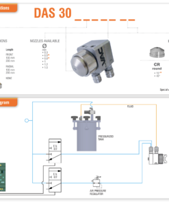 Sơ đồ van phun mini DAS 30 DAV Tech