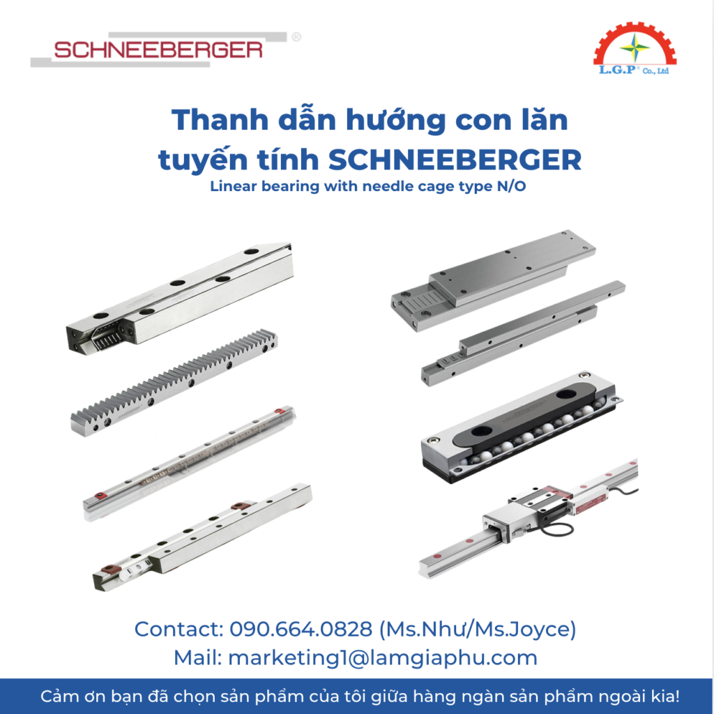 Thanh dẫn hướng con lăn tuyến tính SCHNEEBERGER