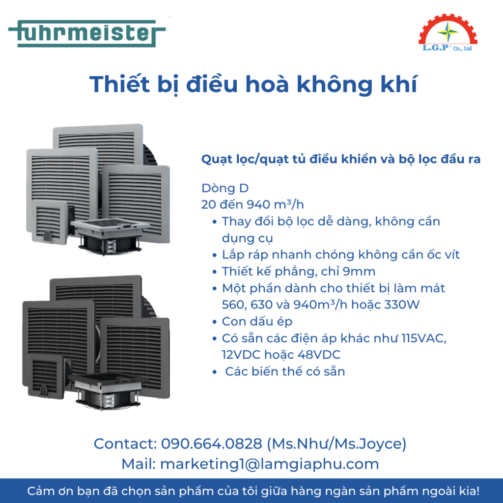 Thiết bị điều hoà không khí Fuhrmeister.