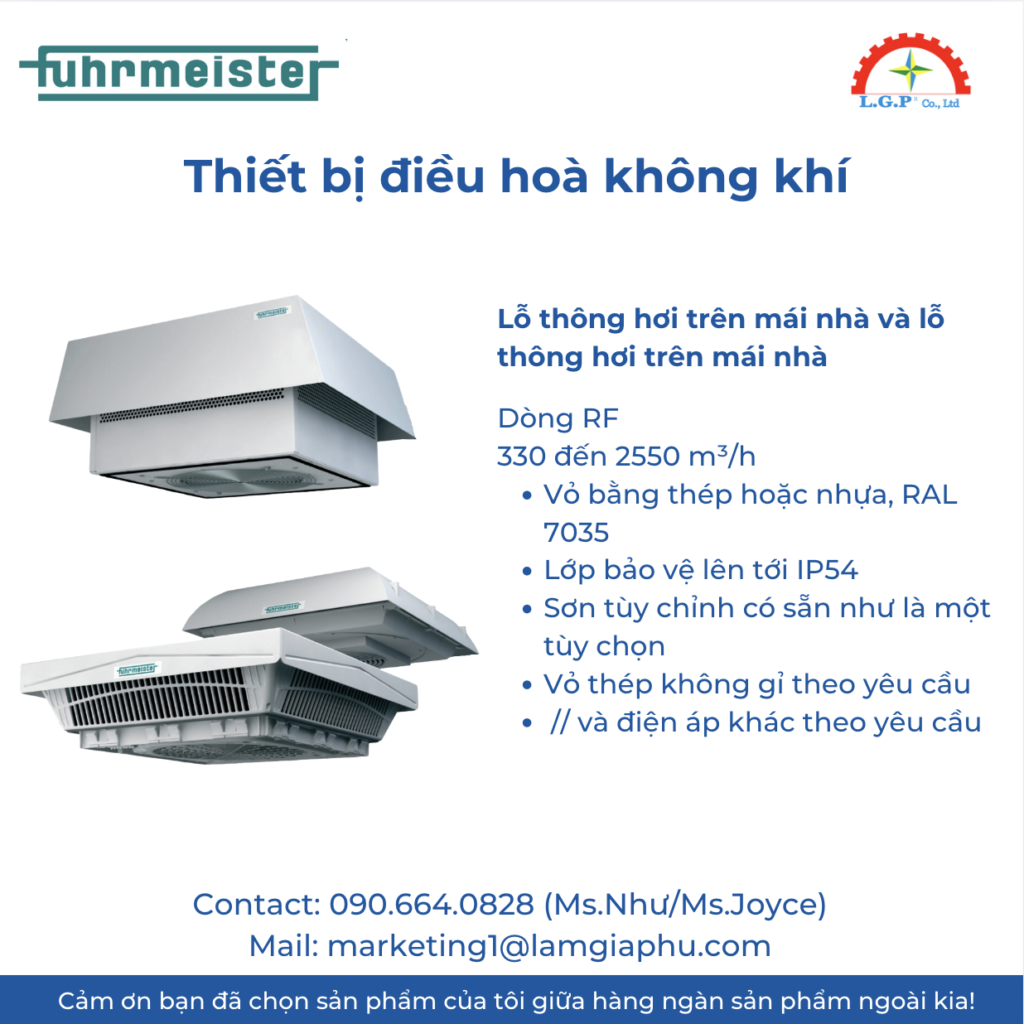 Thiết bị điều hoà không khí Fuhrmeister.,,