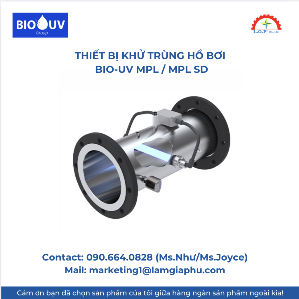 Thiết bị khử Clo hồ bơi BIO-UV MPL / MPL SD (450 m3 / h)