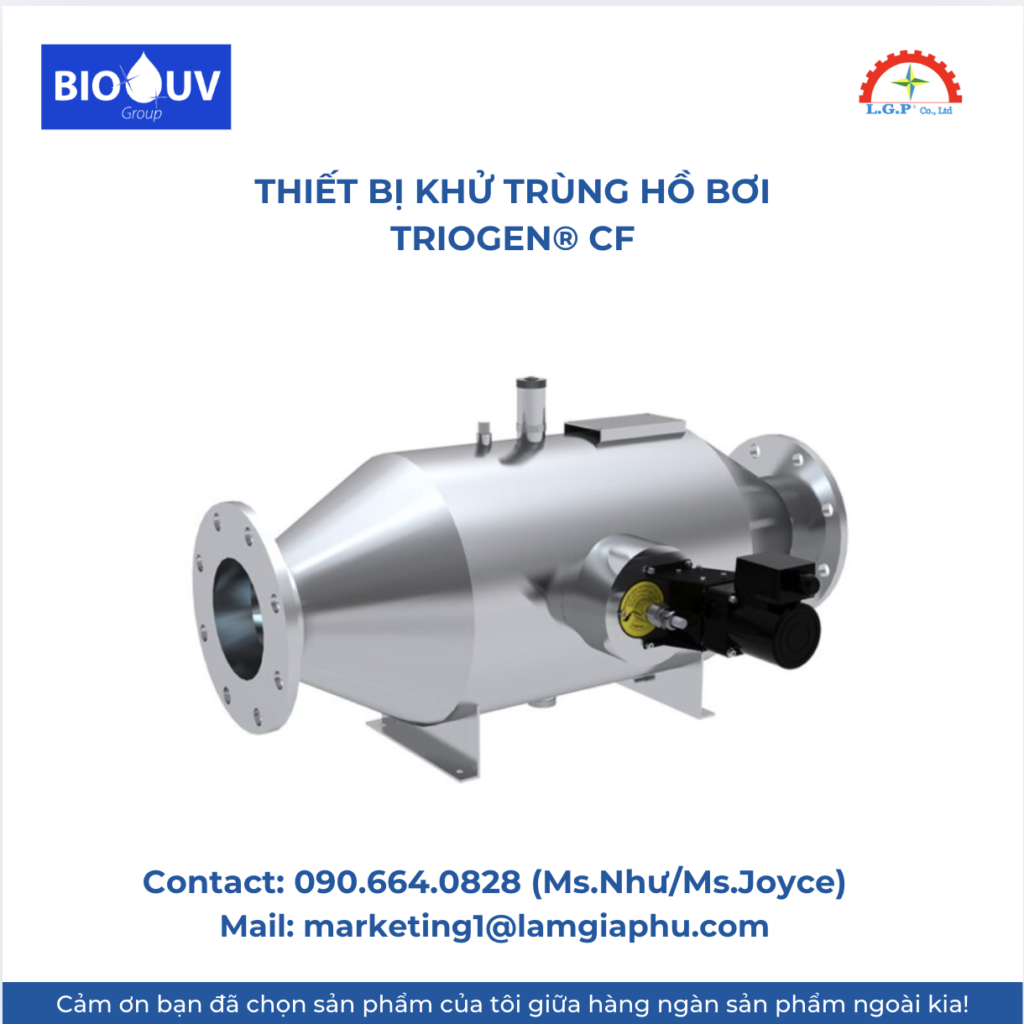 Thiết bị khử Clo hồ bơi triogen® CF BIO-UV (1000 m3/h)