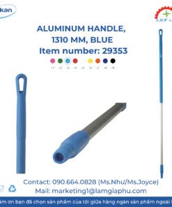 Cán chổi Vikan 29313, Ø22 mm, 840 mm, Blue