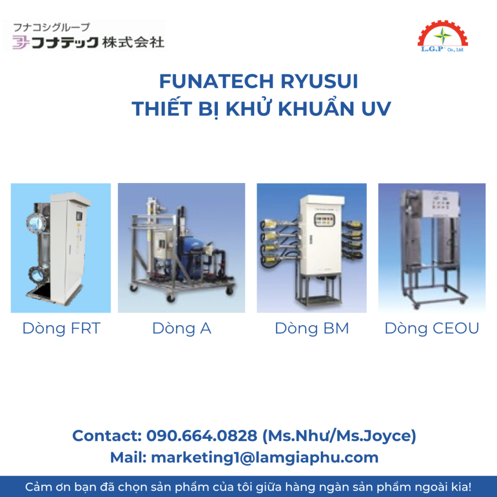 Funatech Ryusui thiết bị khử khuẩn UV