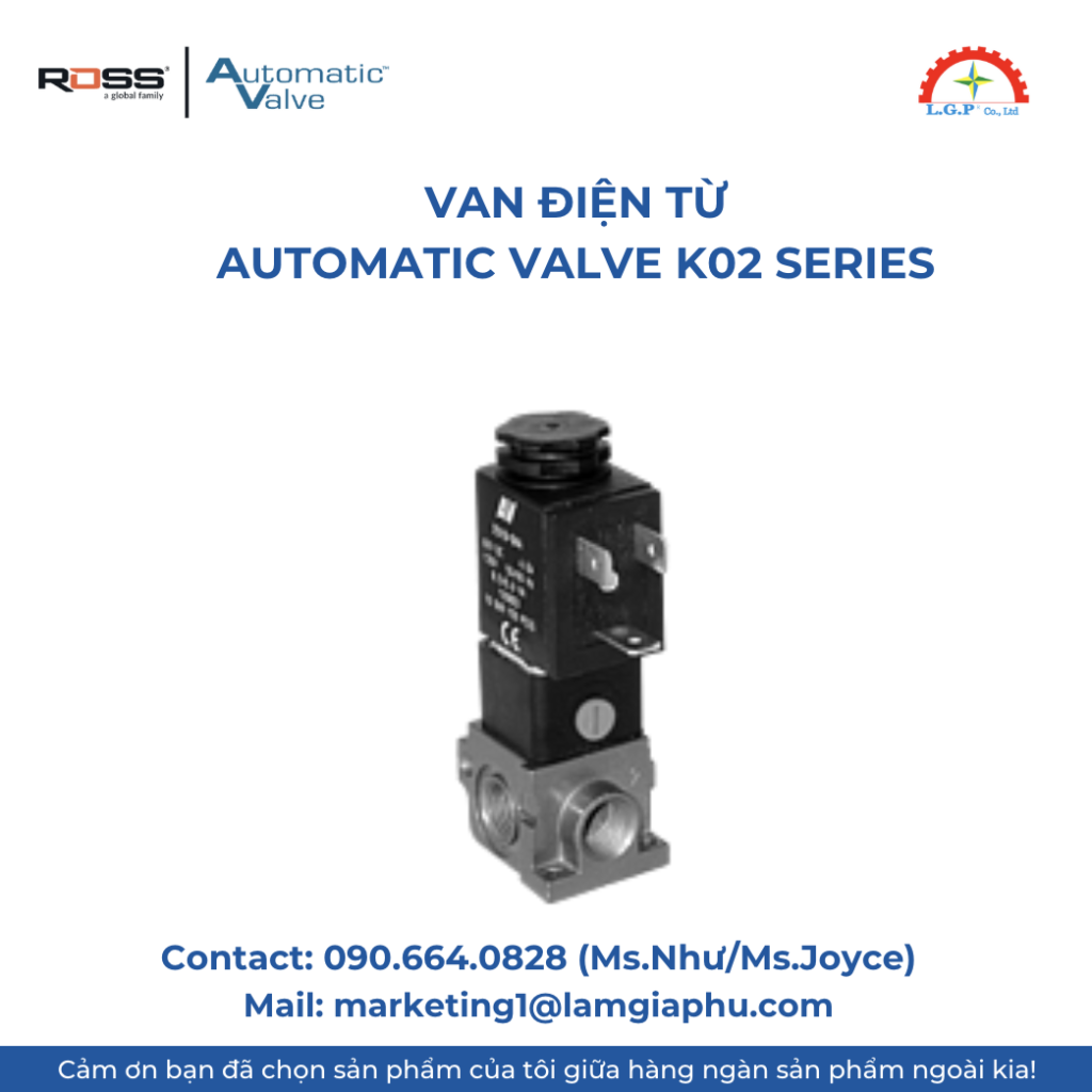 Van điện từ Automatic Valve K02 Series