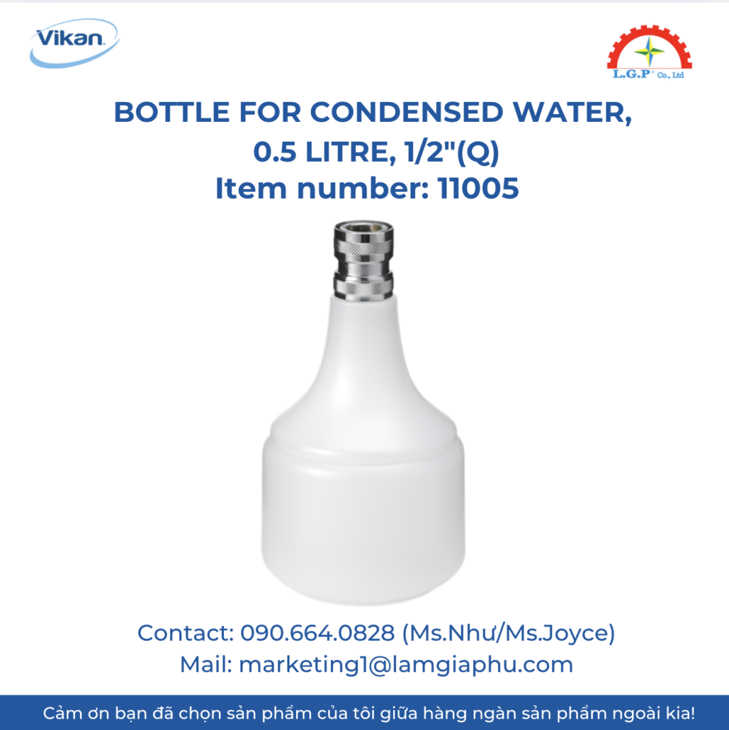 Vikan 11005 - Bottle for condensed water, 0.5 Litre, 1:2(Q)