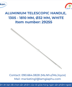 Vikan 29255 - Cán nhôm 1305 - 1810 mm, Ø32 mm, White