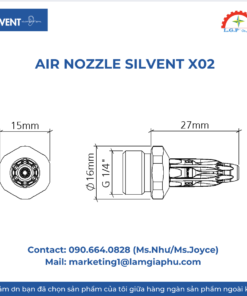 AIR NOZZLE SILVENT X02