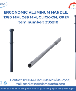 Cán nhôm Vikan 295218, 1380 mm, Ø35 mm, Gray