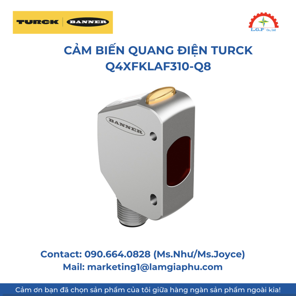 Cảm biến quang điện Turck Q4XFKLAF310-Q8