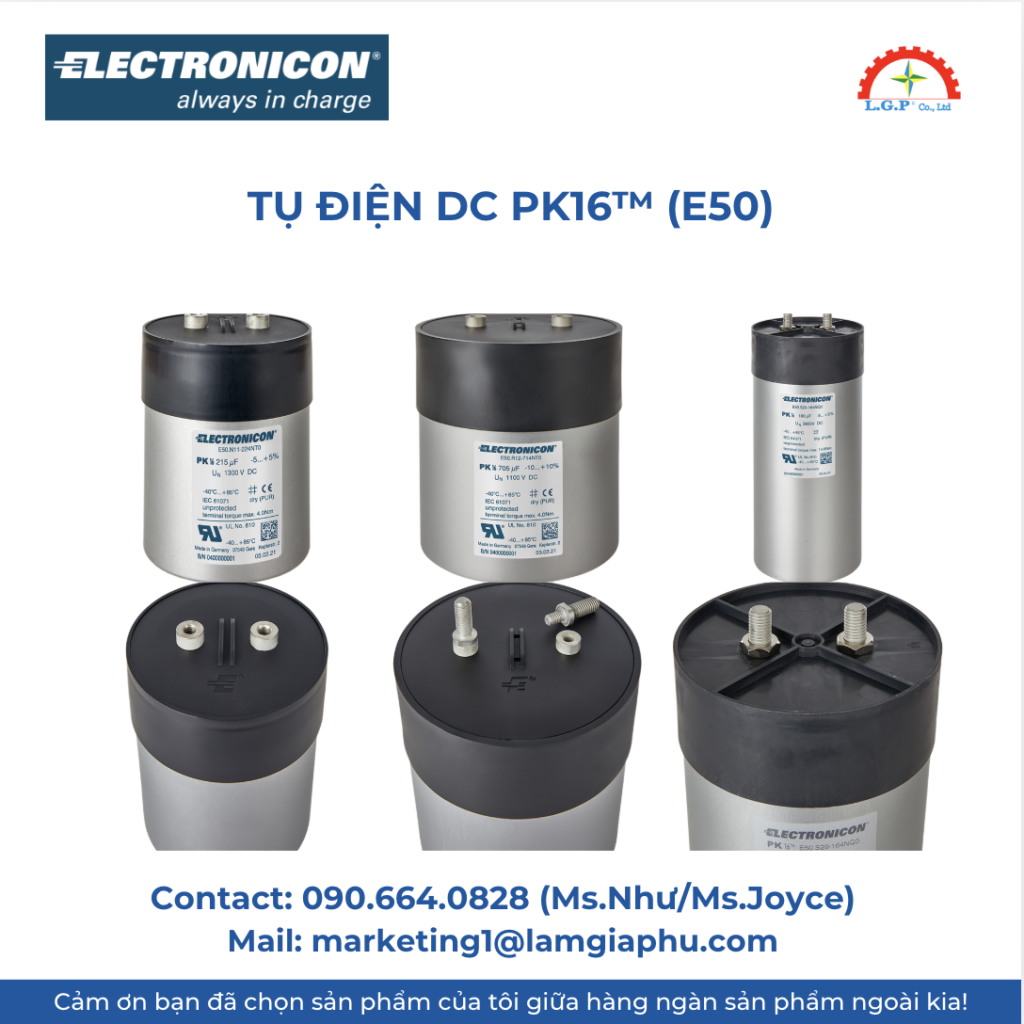 Tụ điện DC PK16™ (E50)