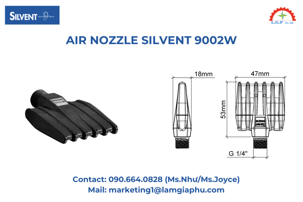 Air nozzle Silvent 9002W