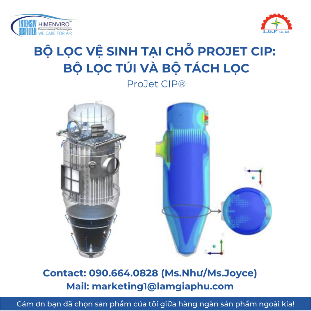 Bộ lọc vệ sinh tại chỗ Intensiv Filter ProJet CIP