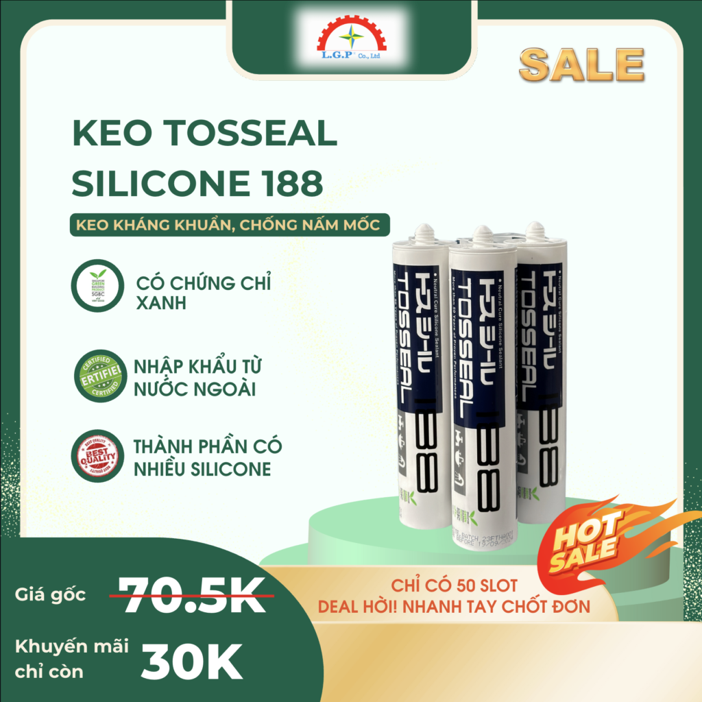Keo silicone Tosseal 188 sale