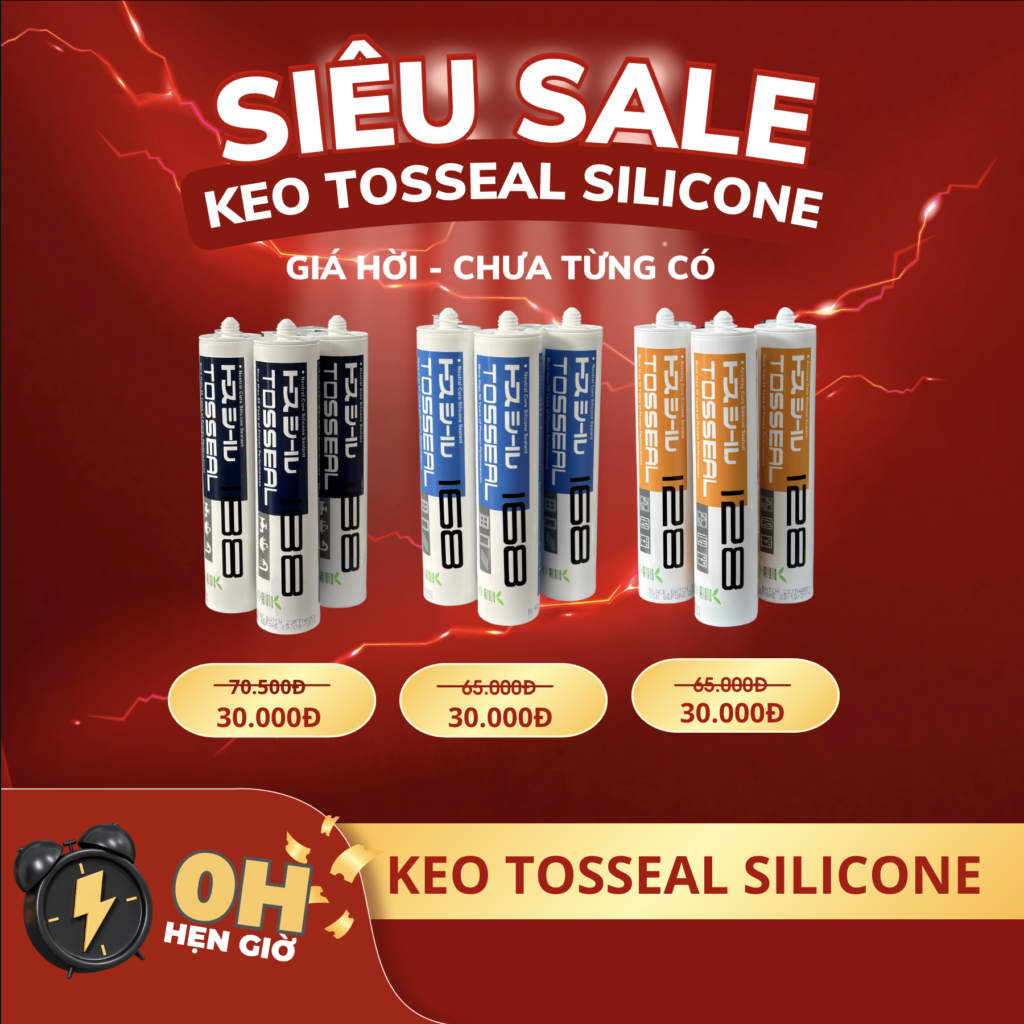 Keo silicone Tosseal sale khủng