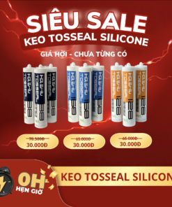 Keo silicone Tosseal sale khủng