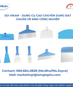 Sủi Vikan – Dụng cụ cạo chuyên dụng đạt chuẩn vệ sinh công nghiệp