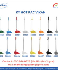 Vikan 56623 - Upright Dustpan, 330 mm, Green | Ky hót rác Vikan 56623