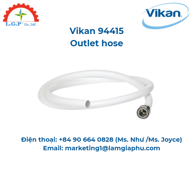 Ống thoát nước Vikan 94415, 1500 mm, 1/2" (Q)