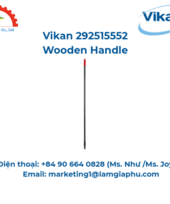 Tay cầm bằng gỗ, Vikan 292515552, Ø25mm, 1560 mm, Màu đen ﻿