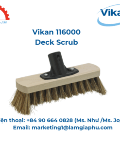 Chà sàn, Vikan 116000, 250 mm, Trung bình, Gỗ