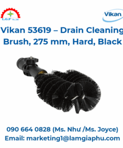 Bàn chải thông cống Vikan 53619, 275 mm, cứng, màu đen