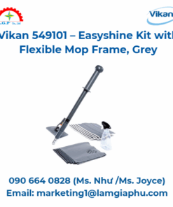 Bộ lau nhà kèm khung lau linh hoạt Vikan 549101, xám