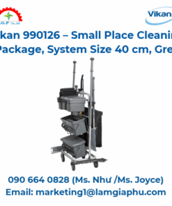 Bộ vệ sinh khu vực nhỏ Vikan 990126, Kích thước hệ thống 40 cm, xám