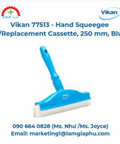 Cây gạt nước cầm tay có khay thay thế Vikan 77513, 250 mm, xanh