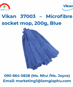 Cây lau nhà bằng sợi nhỏ Vikan 37003, 200g, xanh