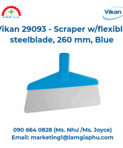 Dụng cụ cạo có lưỡi thép mềm Vikan 29093, 260 mm, xanh lam