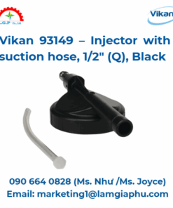 Kim phun có ống hút Vikan 43149, 12 (Q), đen